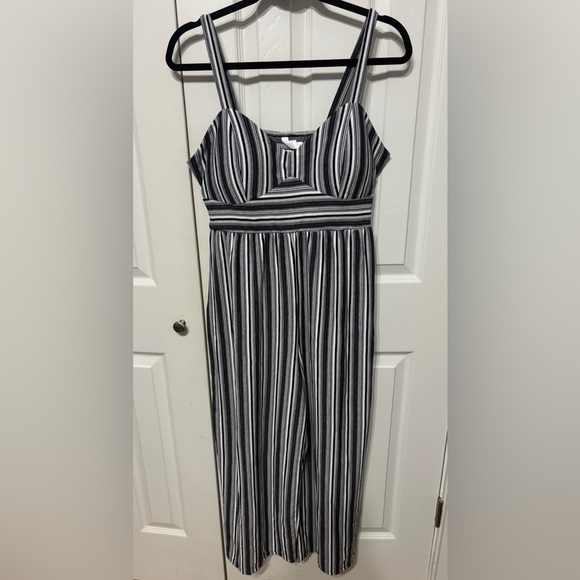 Xhilaration Striped Jumpsuit - Picture 1 of 11